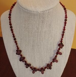 Beaded Cluster Necklace